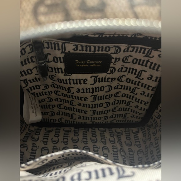 JUICY COUTURE NWT Taupe Brown Gold-Tone Hardware Glam Backpack Purse Bag - Picture 5 of 7